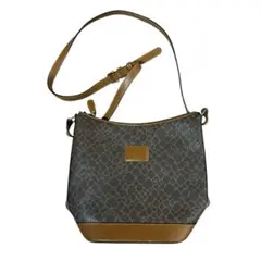 NINA RICCI 合成皮革 ショルダーバッグ グレー