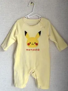 monpoke ピカチュウ長袖ロンパース　70のサムネイル