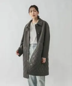 【新品未使用】GLOBAL WORK ウールライク切り替えコート ブラウン