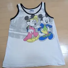 古着　ビンテージ　レア　ディズニー　ミッキー ミニー タンクトップ