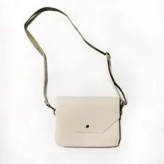 3way☆オフホワイト ショルダーバッグ クラッチバッグ、斜めがけバッグにも☆