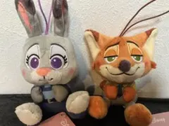 ズートピア むにゃすやマスコットVol.7 2体セット　ジュディ＆ニック