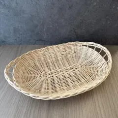 楕円形トレー 持ち手付き