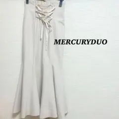 マーキュリーデュオ　バックレースアップストレッチマーメイドスカート　Sサイズ