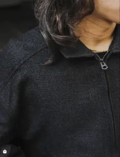 ANCELLM TWEED ZIP JACKET brown 2 - メルカリ