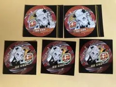 鬼滅の刃　煉獄杏寿郎　バースデー　缶バッジ　柄　ステッカー　きりぬき