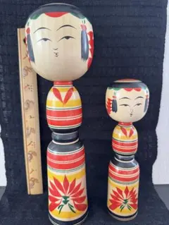 マ*ミ様 阿部平四郎工人 こけし セット - メルカリ