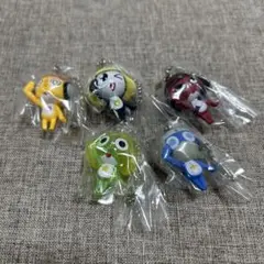 ケロロ軍曹 めじるしアクセサリー コンプ クリア キーホルダー グミ マスコット