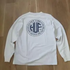 ★HUF ロングスリーブカットソー ホワイト★Ｍ
