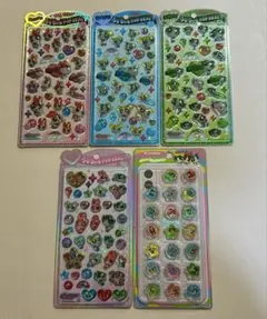 パワーパフガールズ うるちゅる POP SEAL ・おはじき　５枚セット