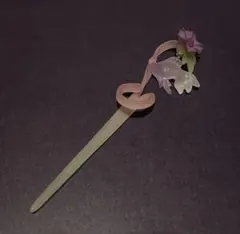 未使用 金魚 フラワー ピンク パープル 簪 かんざし 髪飾り 和装小物 着物