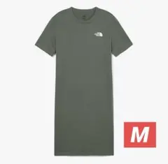 韓国限定 THE NORTH FACE 半袖ワンピース カーキ M レディース