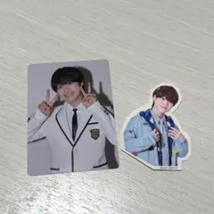 なにわ男子 HARDWORK ファミクラ盤 大橋和也トレカ フレークシール