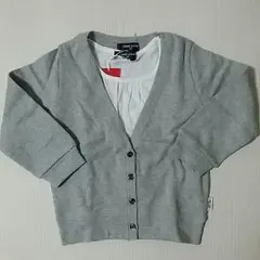 ★未使用★COMME CA ISM/コムサイズム　カーディガン＆ロンT　90㎝