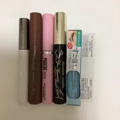 マスカラセット 4本 CANMAKE PHOEBE ラブライナー ヒロインメイク