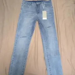 SAISON DE PAPILLON スキニーデニム Lサイズ