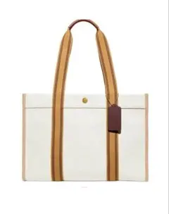 【美品】COACH トートバッグ キャンバス スピントート42