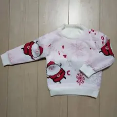 クリスマス　子供ニット80cm