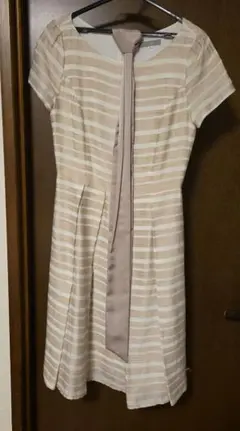 NATURAL BEAUTY 半袖ワンピース　フォーマルワンピース　入園式