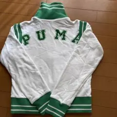 PUMA ホワイト グリーン ジャージ