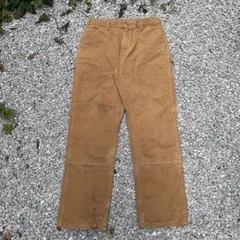 comoli ヘンプダック ペインターパンツ ダブルニー size 3 ブラウン