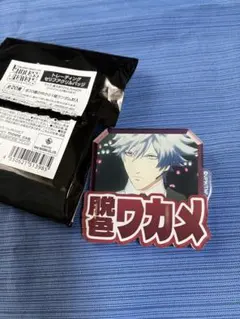 うたプリ　カルライ　タブナイ　セリフアクリルバッジ　蘭丸　脱色ワカメ