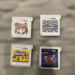ニンテンドー3DS ソフト 4タイトルセット マリオ モンハン