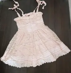 ※完売レア！新品★LIZ LISA リボンモチーフ総レースカットワークワンピ