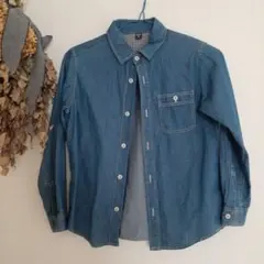 130デニムシャツ薄手