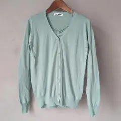 ミントグリーン アンサンブルニット