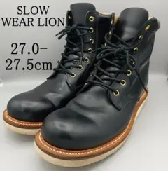 2026年最新】SLOW WEAR LION カラー：ブラック系 メンズ ワークブーツ
