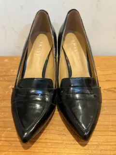 ANAYI(アナイ)⭐︎ブラックローファーハイヒール 23cm日本製のサムネイル