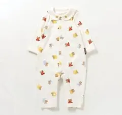 アプレレクール タイニーベア プリントロンパース 80サイズ