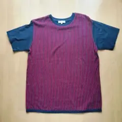 THE SHOP TK XL 半袖　前面ニット Tシャツ