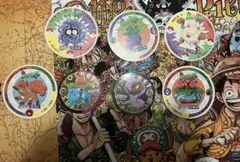 【当時物】永谷園 ポケモン 丸型めんこ 7枚 キラ フシギソウ アーボック