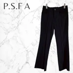 パーフェクトスーツファクトリー ストライプ オフィス フォーマル スラックス　M