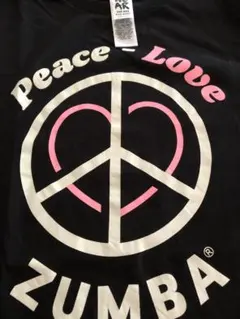 1/17【お値下げ】Peace Love ZUMBA Tシャツ