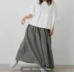 Libra cue リブラキュー　ギンガムチェックボリュームスカート♡のサムネイル