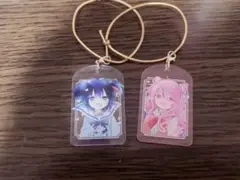 ハッピーシュガーライフ 10th ミュージアム　アクリルチャーム　さとう&しお ハッピーシュガーライフ展 10th アクリルブロック しお さとう 2点