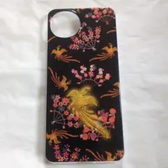 AQUOS wish4 金色の鳳凰 桜の模様 和柄