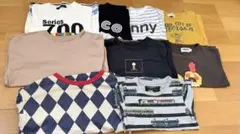 子ども服　まとめ売り　男の子　半袖　長袖セット 9点