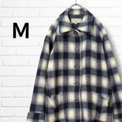 フェンディシメ オンブレチェック ジャケット オーバーサイズ M