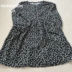 PAIRMANONペアマノン 花柄ワンピース 秋冬120cm