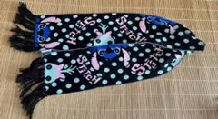 Disney ディズニー スティッチ マフラー ドット