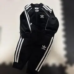 adidas ブラック ジャージ 70cm