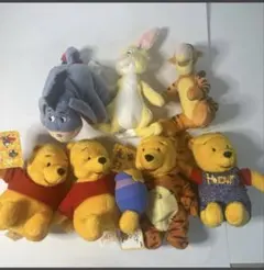 くまのプーさん ぬいぐるみ 6体セット