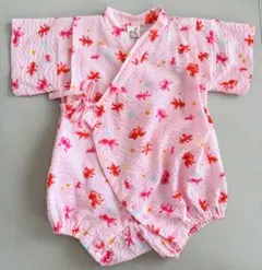 甚平　ロンパース　女の子　80㎝