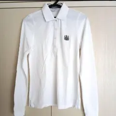 Aquascutum Golf 長袖ポロシャツ ホワイトのサムネイル