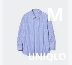 UNIQLO コットンストライプシャツ(長袖)