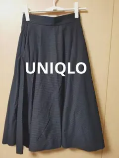 【値下げ・美品】UNIQLO/ユニクロ∶フレアスカート【М・即購入可】のサムネイル
